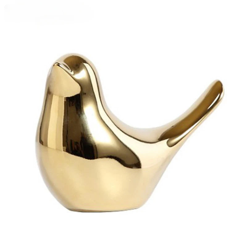 Golden Aviary: Nordic Ceramic Bird Collection