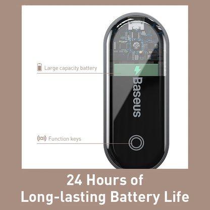 Baseus Clip-On Wireless LED Desk Lamp, Stepless Dimming, Rechargeable USB Reading Light